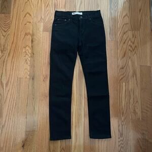 Levi's 510 Skinny Denim Jeans Youth 14 Regular Black Casual Minimalist